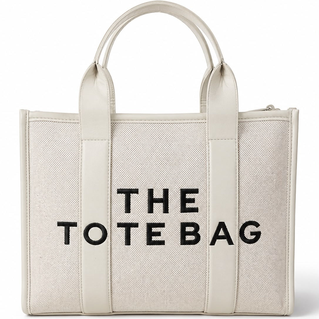 Canvas Tote Bag Beige
