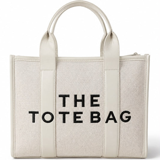 Canvas Tote Bag Beige